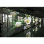 Reklama w centrach handlowych P3.91-7.82 Przejrzysty wyświetlacz LED Do szklanego ekranu ściennego